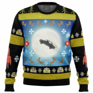 Full Moon Odd Taxi Gifts For Family Holiday Christmas Ugly Sweater