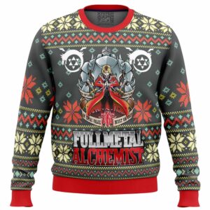 Fullmetal Alchemist Alt Gifts For Family Holiday Christmas Ugly Sweater