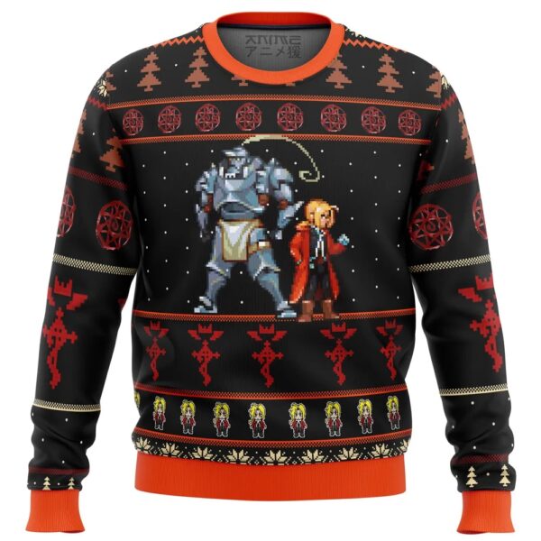 Fullmetal Alchemist Elrics Sprites Gifts For Family Holiday Christmas Ugly Sweater