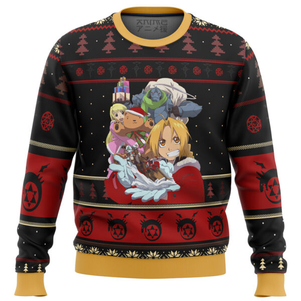 Fullmetal Alchemist Holidays Gifts For Family Holiday Christmas Ugly Sweater