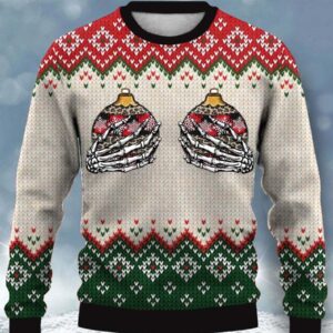 Fun Christmas Print Casual Crew Neck