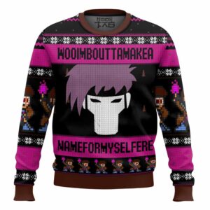 Gambit Make a name for myself Best Holiday Christmas Ugly Sweater Gifts For Family