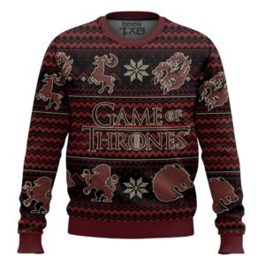 Game of Thrones Best Holiday Christmas Ugly Sweater Gifts For Family