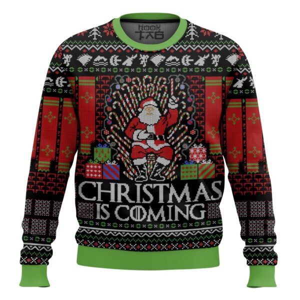 Game of Thrones Christmas is coming Best Holiday Christmas Ugly Sweater Gifts For Family