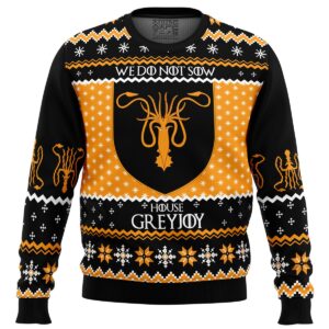 Game of Thrones House Greyjoy Gifts For Family Holiday Christmas Ugly Sweater