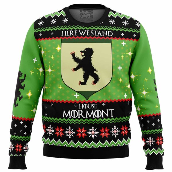 Game of Thrones House Mormont Gifts For Family Holiday Christmas Ugly Sweater