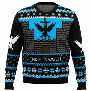 Game of Thrones Night’s Watch Gifts For Family Holiday Christmas Ugly Sweater