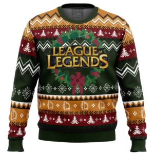 Game on Christmas League of Legends Gifts For Family Holiday Christmas Ugly Sweater