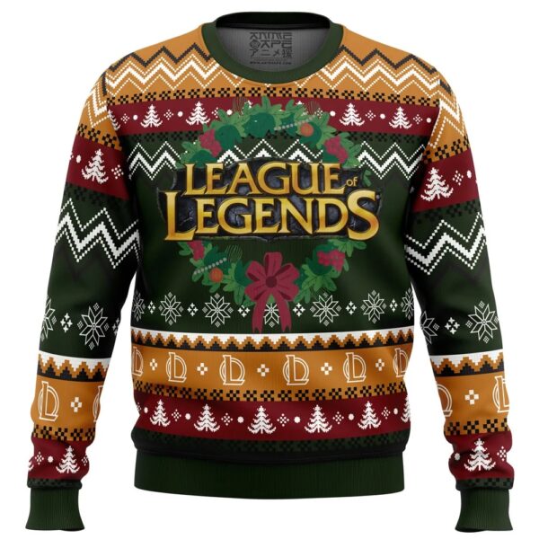 Game on Christmas League of Legends Gifts For Family Holiday Christmas Ugly Sweater