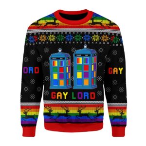 Gay Lord Best Gifts For Family For Holiday Christmas Ugly Sweater