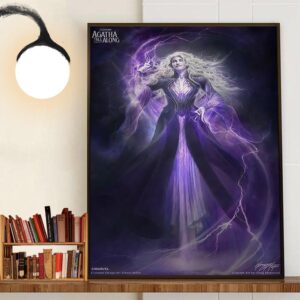 Ghost Agatha In Agatha All Along Of Marvel Studios Home Decor Poster Canvas