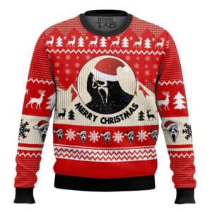 Ghostface Scream Best Holiday Christmas Ugly Sweater Gifts For Family