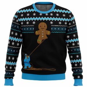 Gingerbread Cookie Monster Gifts For Family Holiday Christmas Ugly Sweater