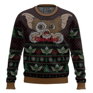 Gizmo Gremlins Best Holiday Christmas Ugly Sweater Gifts For Family