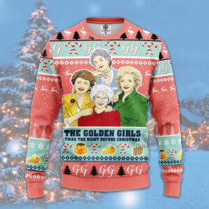 Golden Girl Pink Gifts For Family Holiday Christmas Ugly Sweater Amazing Christmas Gift