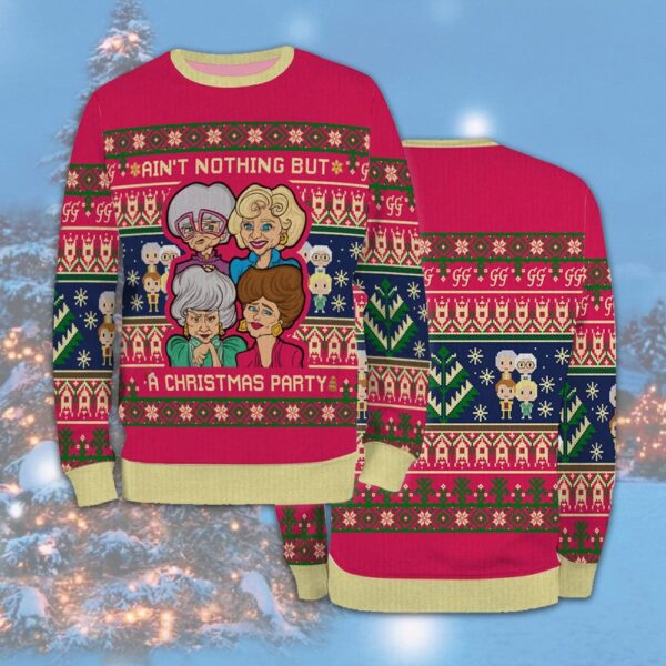 Golden Girls Gifts For Family Holiday Christmas Ugly Sweater