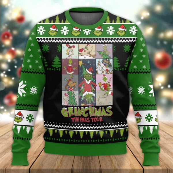 Grinch Grinchmas The Eras Tour Gifts For Family Holiday Christmas Ugly Sweater