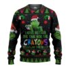 Grinch I Hate People Gifts For Family Holiday Christmas Ugly Sweater