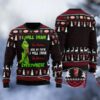 Grinch I Will Drink Hamms Everywhere Christmas Pullover Sweaters