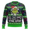 Grinch Stole My Miller Lite Best Holiday Christmas Ugly Sweater Gifts For Family