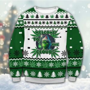 Grinch Weed Best Holiday Christmas Ugly Sweater Gifts For Family