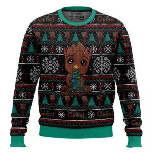 Groot Best Holiday Christmas Ugly Sweater Gifts For Family