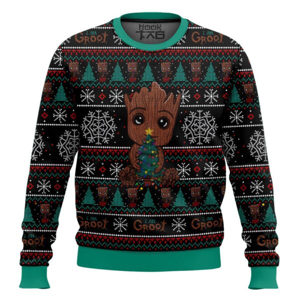 Groot Best Holiday Christmas Ugly Sweater Gifts For Family