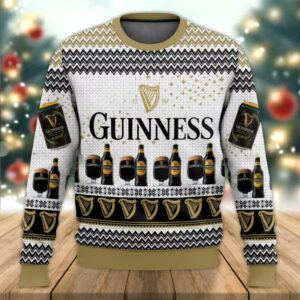 Guinness Beer Alcohol Brand Drinking Gift Christmas Best Holiday Christmas Ugly Sweater Gifts For Family