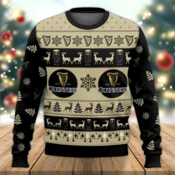 Guinness Gifts For Family Holiday Christmas Ugly Sweater