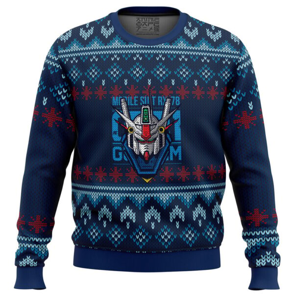 Gundam Gifts For Family Holiday Christmas Ugly Sweater