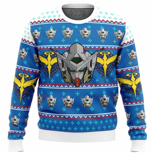 Gundam Helmet Gifts For Family Holiday Christmas Ugly Sweater