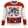 Gundam Helmet Gifts For Family Holiday Christmas Ugly Sweater