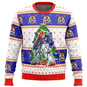 Gundam Xmas Gifts For Family Holiday Christmas Ugly Sweater