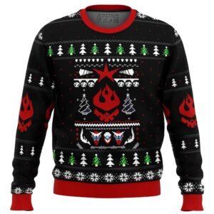 Gurren Lagann Logo Gifts For Family Holiday Christmas Ugly Sweater