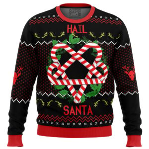 Hail Santa Gifts For Family Holiday Christmas Ugly Sweater