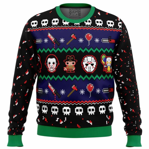 Happy Horrordays Gifts For Family Holiday Christmas Ugly Sweater