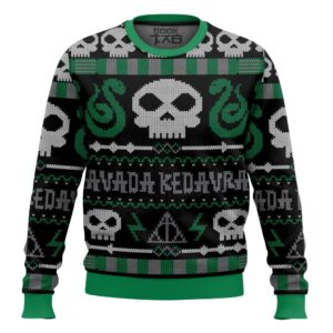 Harry Potter Avada Kedavra Best Holiday Christmas Ugly Sweater Gifts For Family