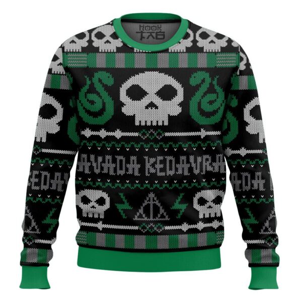 Harry Potter Avada Kedavra Best Holiday Christmas Ugly Sweater Gifts For Family