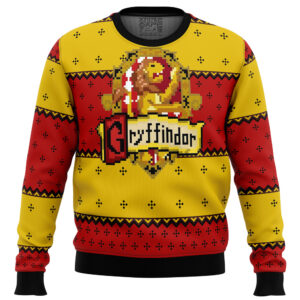 Harry Potter Gryffindor Gifts For Family Holiday Christmas Ugly Sweater