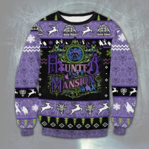 Haunted Mansion Best Holiday Christmas Ugly Sweater Gifts For Family