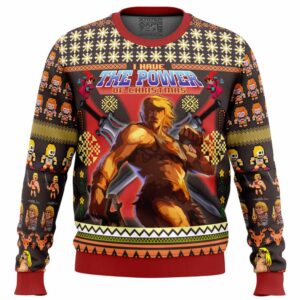 He-Man Masters of the Universe Gifts For Family Holiday Christmas Ugly Sweater