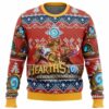 Heart Ablaze Rengoku Demon Slayer Best Gifts For Family For Holiday Christmas Ugly Sweater