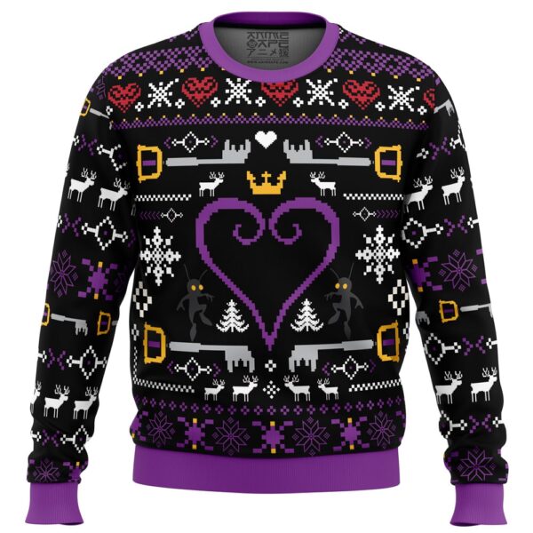 Hearts Kingdom Hearts Gifts For Family Holiday Christmas Ugly Sweater