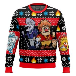 Heat Miser Snow Miser The Year Without Santa Claus Best Holiday Christmas Ugly Sweater Gifts For Family