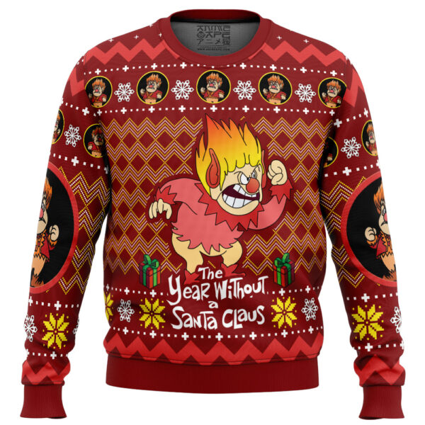 Heat Miser The Year Without a Santa Claus Gifts For Family Holiday Christmas Ugly Sweater