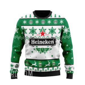 Heineken Beer Gifts For Family Holiday Christmas Ugly Sweater