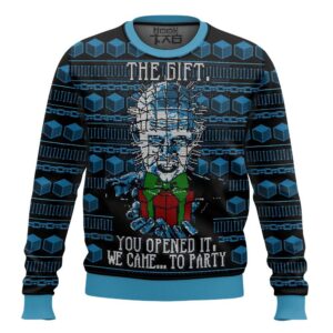 Hellraiser The Gift Christmas Best Holiday Christmas Ugly Sweater Gifts For Family