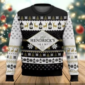 Hendrick’s Gin Gifts For Family Holiday Christmas Ugly Sweater