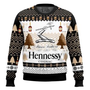 Hennessy Best Holiday Christmas Ugly Sweater Gifts For Family