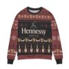 Hennessy Cognac Wine Gifts For Family Holiday Christmas Ugly Sweater